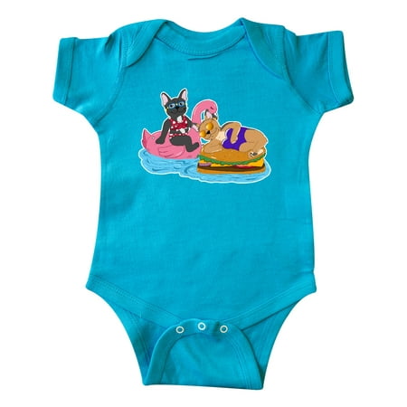 Inktastic Pool Floaties with Cute French Bulldogs Gift Baby Boy or Baby Girl Bodysuit
Inktastic Pool Floaties with Cute French Bulldogs Gift Baby Boy or Baby Girl Bodysuit