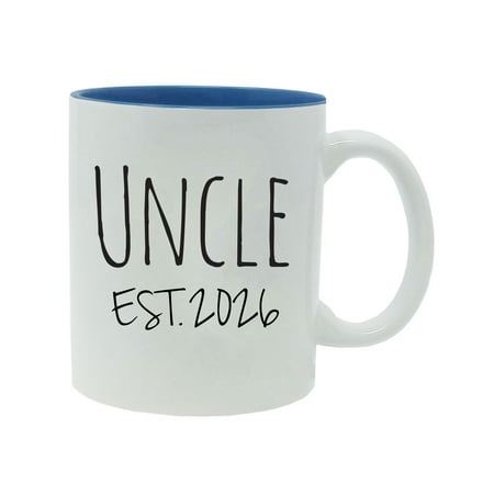 Uncle Established Est. 2026 11-Ounce Ceramic Sublimation Coffee Mug with Gift Box Light Blue
Uncle Established Est. 2026 11-Ounce Ceramic Sublimation Coffee Mug with Gift Box Light Blue