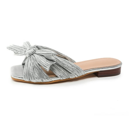 Stamens Women S Bows Flat Sneakers Fashion Open Toe Slippers Outdoor Beach Shoes(Silver #35)
Stamens Women S Bows Flat Sneakers Fashion Open Toe Slippers Outdoor Beach Shoes(Silver #35)