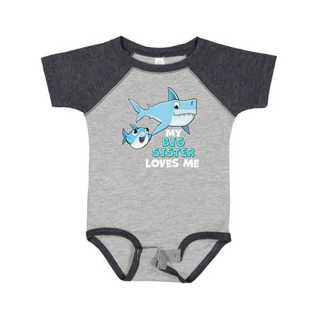 Inktastic My Big Sister Loves Me with Cute Sharks Gift Baby Boy or Baby Girl Bodysuit
Inktastic My Big Sister Loves Me with Cute Sharks Gift Baby Boy or Baby Girl Bodysuit