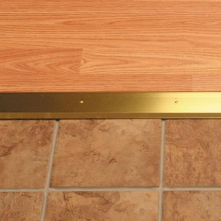 M-D Building Products 9613 M-D Ultra Flat Smooth Top Threshold 36 in L X 2-1/2 in W X 1/4 in H Aluminum x 2-1/2 W x Brite Gold
M-D Building Products 9613 M-D Ultra Flat Smooth Top Threshold 36 in L X 2-1/2 in W X 1/4 in H Aluminum x 2-1/2 W x Brite Gold