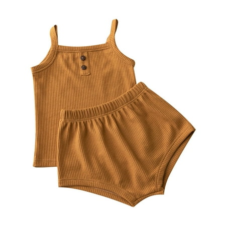 BSDHBS Baby Bodysuit Baby Camisole Suit Tank Top and Briefs Outfits 2pc Boys and Girls Set Multi Color Optional Brown Size 70
BSDHBS Baby Bodysuit Baby Camisole Suit Tank Top and Briefs Outfits 2pc Boys and Girls Set Multi Color Optional Brown Size 70