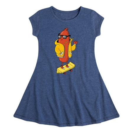 Instant Message - Hot Dog Skater - Toddler And Youth Girls Fit And Flare Dress
Instant Message - Hot Dog Skater - Toddler And Youth Girls Fit And Flare Dress
