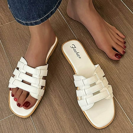 Hvyesh Flat Sandals for Women Dressy Summer Flat Shoes Ladies Beach Sandals Summer Non-Slip Causal Slippers Size 9
Hvyesh Flat Sandals for Women Dressy Summer Flat Shoes Ladies Beach Sandals Summer Non-Slip Causal Slippers Size 9