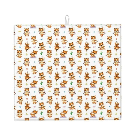 Goofa Dish Drying Mat Super Absorbent Drying Mat Large Dish Drying Mats for Kitchen Counter Easy Clean Dish Mat Kitchen Drying Mat 16 x 18 ( Tigers go in for Sports )
Goofa Dish Drying Mat Super Absorbent Drying Mat Large Dish Drying Mats for Kitchen Counter Easy Clean Dish Mat Kitchen Drying Mat 16 x 18 ( Tigers go in for Sports )