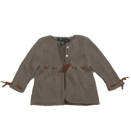 Pre-owned Lili Gaufrette Girls Mauve Cardigan size: 3 Months
