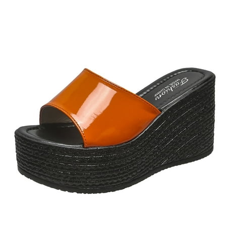 Womens Sandals Fashion Spring And Summer Women Sandals Thick Bottom Wedge Heel Fish Mouth Solid Color Casual Style Women S Sandals Pu Orange 40
Womens Sandals Fashion Spring And Summer Women Sandals Thick Bottom Wedge Heel Fish Mouth Solid Color Casual Style Women S Sandals Pu Orange 40