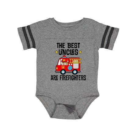 Inktastic Best Uncles Are Firefighters Gift Baby Boy or Baby Girl Bodysuit
