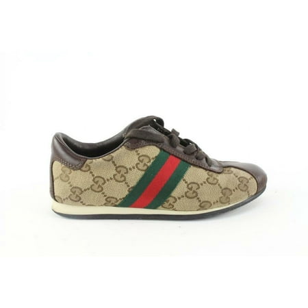 Gucci 1.5 US Kids Size Monogram GG Web Sneaker 322G1GW