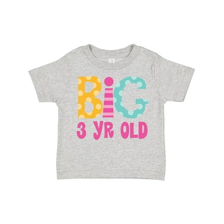 Inktastic Big 3 Year Old 3rd Birthday Gift Toddler Toddler Girl T-Shirt 
Inktastic Big 3 Year Old 3rd Birthday Gift Toddler Toddler Girl T-Shirt