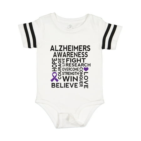 Inktastic Alzheimers Disease Awareness Month Ribbon Gift Baby Boy or Baby Girl Bodysuit
Inktastic Alzheimers Disease Awareness Month Ribbon Gift Baby Boy or Baby Girl Bodysuit