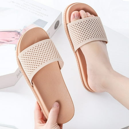 Open Toe Platform Summer Sandal Hollow Out Slide Roman Women Newest PVC Slippers