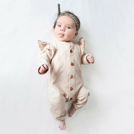 Leutsin Newborn Infant Baby Boys Girls Long Sleeve Solid Romper Jumpsuit+Headband Sets
Leutsin Newborn Infant Baby Boys Girls Long Sleeve Solid Romper Jumpsuit+Headband Sets