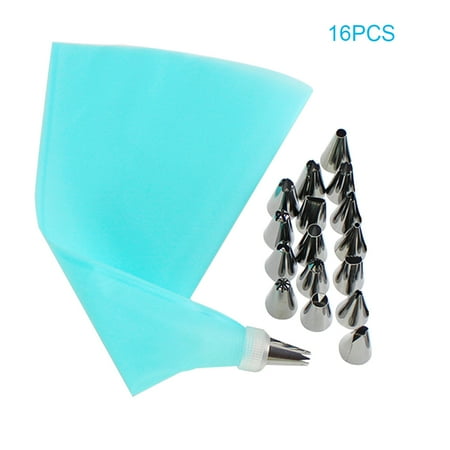 16pcs Cake Decorating DIY Cookie Home With Cream Bag Piping Tip Set Kitchen
16pcs Cake Decorating DIY Cookie Home With Cream Bag Piping Tip Set Kitchen