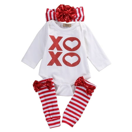 Baby Girls Romper Set Long Sleeve Triangle Button Crotch Bodysuit with Stripe Leg Warmer and Hairband
Baby Girls Romper Set Long Sleeve Triangle Button Crotch Bodysuit with Stripe Leg Warmer and Hairband