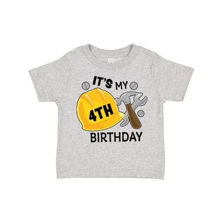 Inktastic Its My 4th Birthday with Construction Tools Gift Toddler Boy Girl T-Shirt
Inktastic Its My 4th Birthday with Construction Tools Gift Toddler Boy Girl T-Shirt
