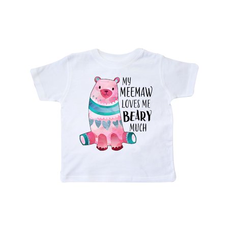 Inktastic My Meemaw Loves Me Beary Much with Cute Bear Gift Toddler Boy or Toddler Girl T-Shirt
Inktastic My Meemaw Loves Me Beary Much with Cute Bear Gift Toddler Boy or Toddler Girl T-Shirt