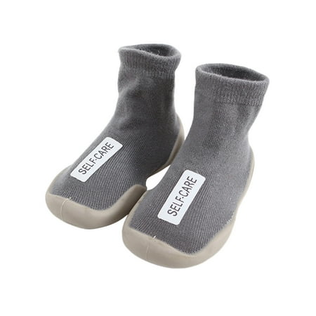SIMANLAN Baby Socks Non-Slip Floor Slippers First Walker Sock Shoes Bedroom Comfort Home Shoe House Soft Rubber Sole Slipper Gray 4.5C
SIMANLAN Baby Socks Non-Slip Floor Slippers First Walker Sock Shoes Bedroom Comfort Home Shoe House Soft Rubber Sole Slipper Gray 4.5C
