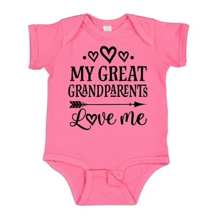 Inktastic My Great Grandparents Love Me Gift Baby Boy or Baby Girl Bodysuit