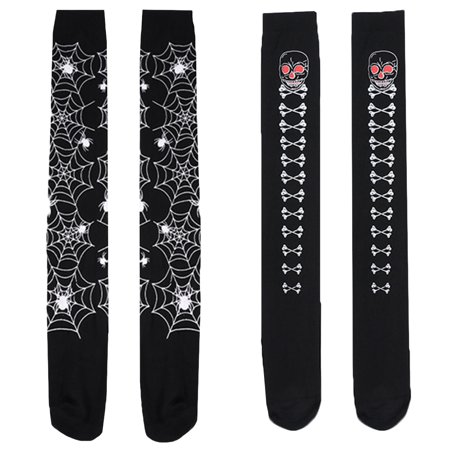 TOYMYTOY 2 Pairs Halloween Long Knee Socks Party Cosplay Stocking (Skull+Spider Web)
TOYMYTOY 2 Pairs Halloween Long Knee Socks Party Cosplay Stocking (Skull+Spider Web)