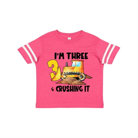 Inktastic I m 3 and Crushing It Construction 3rd Birthday Gift Toddler Boy or Toddler Girl T-Shirt
Inktastic I m 3 and Crushing It Construction 3rd Birthday Gift Toddler Boy or Toddler Girl T-Shirt