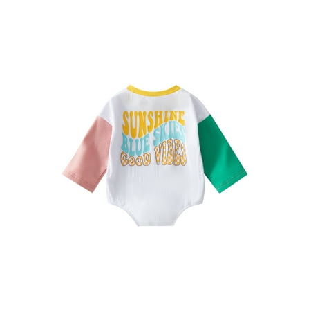 Bagilaanoe Newborn Baby Girl Boy Oversized Romper Sweatshirt Long Sleeve Bodysuit Letter Print Contrast Color Pullover 6M 12M 18M 24M Infant Fall Tee Tops
Bagilaanoe Newborn Baby Girl Boy Oversized Romper Sweatshirt Long Sleeve Bodysuit Letter Print Contrast Color Pullover 6M 12M 18M 24M Infant Fall Tee Tops