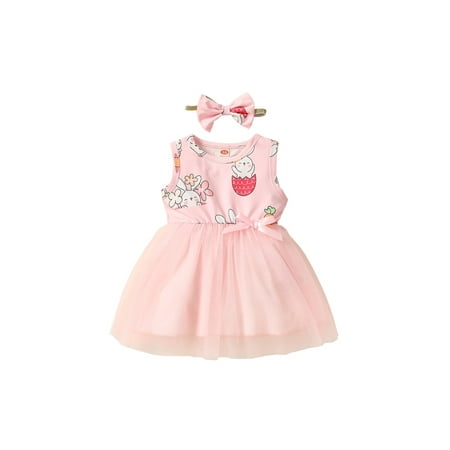 Toddler Infant Baby Girls Easter 2Pcs Outfits Sleeveless Bunny Print Patchwork Fluffy Princess Tulle Dress + Headband
Toddler Infant Baby Girls Easter 2Pcs Outfits Sleeveless Bunny Print Patchwork Fluffy Princess Tulle Dress + Headband