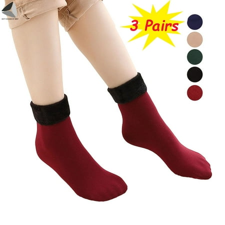 Sixtyshades 3 Pairs Womens Winter Warm Thick Socks Fleece Lined Thermal Socks (Wine Red)
Sixtyshades 3 Pairs Womens Winter Warm Thick Socks Fleece Lined Thermal Socks (Wine Red)