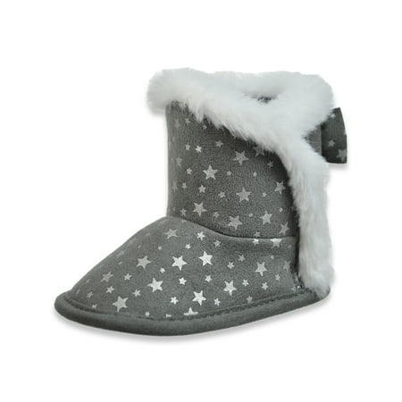 First Steps by Stepping Stones Baby Girls Faux Fur Star Boots - gray 3 - 6 months (Newborn)
First Steps by Stepping Stones Baby Girls Faux Fur Star Boots - gray 3 - 6 months (Newborn)
