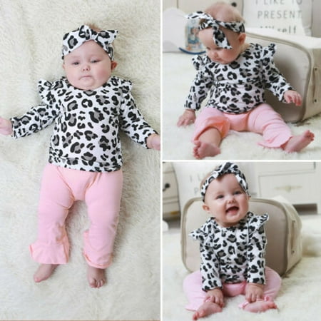 Pudcoco 3PCS Newborn Baby Girl Autumn Clothes Leopard Tops T-Shirt Ruffle Pants Outfits
Pudcoco 3PCS Newborn Baby Girl Autumn Clothes Leopard Tops T-Shirt Ruffle Pants Outfits