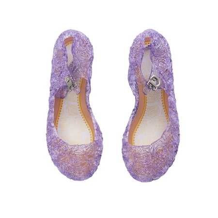 1 Pair Beautiful Sandals Jelly Color Plastic Sandals Little Girls Shoes for Chirldren Size 30 Purple
1 Pair Beautiful Sandals Jelly Color Plastic Sandals Little Girls Shoes for Chirldren Size 30 Purple