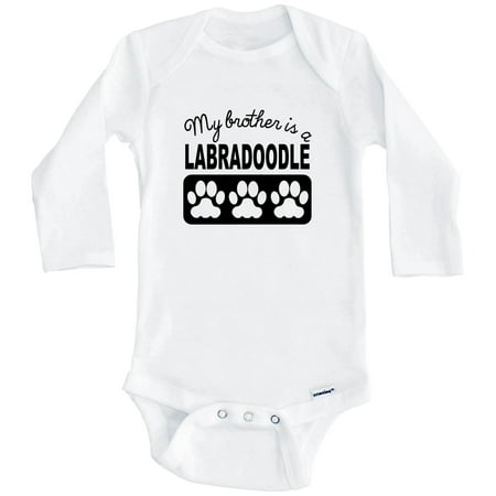 My Brother Is A Labradoodle One Piece Baby Bodysuit One Piece Baby Bodysuit (Long Sleeve) 0-3 Months White
My Brother Is A Labradoodle One Piece Baby Bodysuit One Piece Baby Bodysuit (Long Sleeve) 0-3 Months White