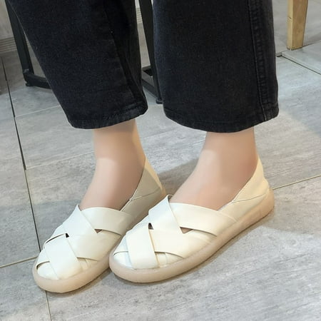HAOTAGS Casual Walking Sandals for Ladies Slide Sandals Closed Toe Slip On Shoes Beige Size 8.5
HAOTAGS Casual Walking Sandals for Ladies Slide Sandals Closed Toe Slip On Shoes Beige Size 8.5
