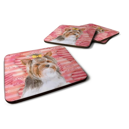 Carolines Treasures BB9810FC Yorkshire Terrier 2 Love Foam Coaster Set of 4 Red 3 1/2 x 3 1/2 multicolor
Carolines Treasures BB9810FC Yorkshire Terrier 2 Love Foam Coaster Set of 4 Red 3 1/2 x 3 1/2 multicolor