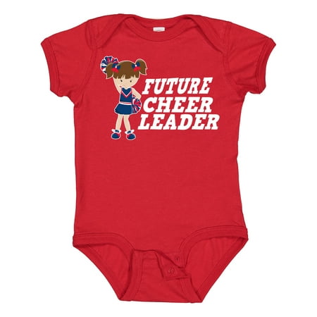 Inktastic Future Cheerleader White Gift Baby Girl Bodysuit