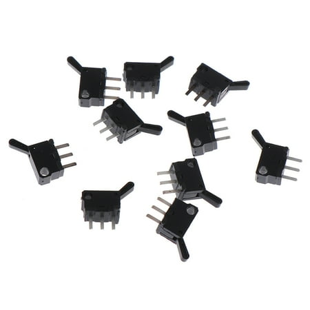 10x Micro Switches Limit Travel Switch with Hole Three Legs Normally Open Closed