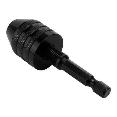0.3-8mm 1/4 inch Keyless Drill Chuck Screwdriver Impact Driver Adaptor Hex Drill Grinder Quick Change Adapter Convert -Black
0.3-8mm 1/4 inch Keyless Drill Chuck Screwdriver Impact Driver Adaptor Hex Drill Grinder Quick Change Adapter Convert -Black
