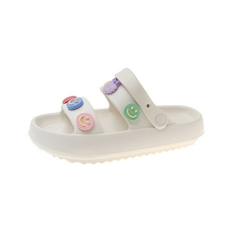 Super Cute Smiley Face Pillow Slippers Cloud slides for Women and Men Non-Slip Open Toe Double Strap Sandals for Indoor or Outdoor
Super Cute Smiley Face Pillow Slippers Cloud slides for Women and Men Non-Slip Open Toe Double Strap Sandals for Indoor or Outdoor