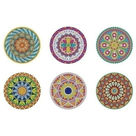 6 Pcs Diamond Painting Coasters with Holder DIY Mandala Coasters Painting Kits
6 Pcs Diamond Painting Coasters with Holder DIY Mandala Coasters Painting Kits