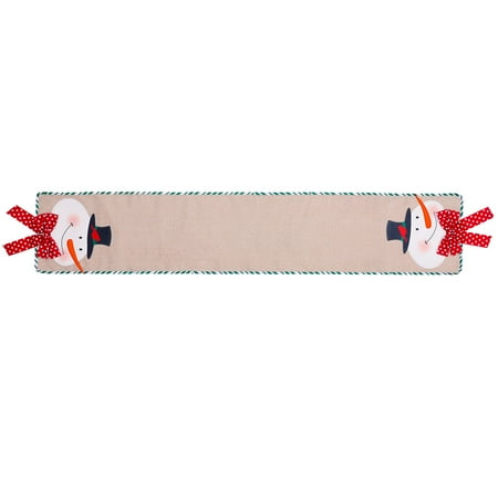 HEMOTON Creative Christmas Snowman Table Runner Holiday Table Runners for Dining Room
HEMOTON Creative Christmas Snowman Table Runner Holiday Table Runners for Dining Room