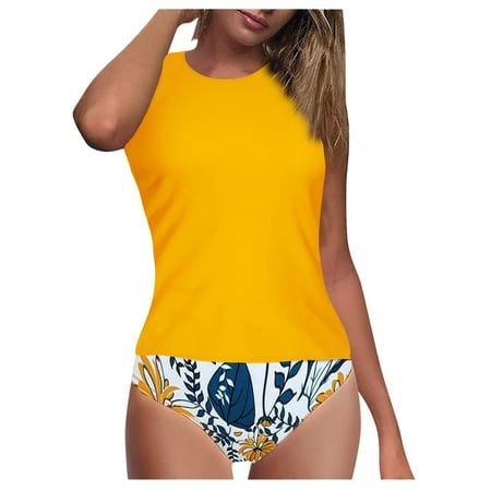 dmqupv Swimsuit Sports Bra Top Piece Neck High Control Two Tummy Swimsuit High Halter Women s Waist Swim Shorts for Women Yellow Small
dmqupv Swimsuit Sports Bra Top Piece Neck High Control Two Tummy Swimsuit High Halter Women s Waist Swim Shorts for Women Yellow Small