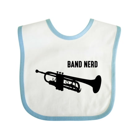 Inktastic Band Nerd Trumpet Gift Baby Boy or Baby Girl Bib