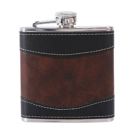 Winter Clearance! Uhuya Stainless Steel and Stitched Leather Hip Flask Pocket Fit Design Wine Whiskey Drinks Holder Portable Bottle with Funnel Bar Set for Men Women B
Winter Clearance! Uhuya Stainless Steel and Stitched Leather Hip Flask Pocket Fit Design Wine Whiskey Drinks Holder Portable Bottle with Funnel Bar Set for Men Women B