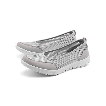 SIMANLAN Women s Flats Mesh Flat Shoes Breathable Loafers Ladies Lightweight Casual Walking Shoe Women Slip On Moccasins Gray 6
SIMANLAN Women s Flats Mesh Flat Shoes Breathable Loafers Ladies Lightweight Casual Walking Shoe Women Slip On Moccasins Gray 6