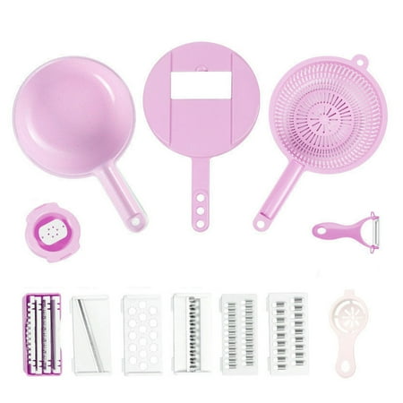 huoge Vegetable Chopper | Multifunctional 12-In-1 Veggie Chopper with 7 Blades and Container | Food Choppers Onion Chopper Vegetable Slicer Cutter Dicer for Salad
huoge Vegetable Chopper | Multifunctional 12-In-1 Veggie Chopper with 7 Blades and Container | Food Choppers Onion Chopper Vegetable Slicer Cutter Dicer for Salad