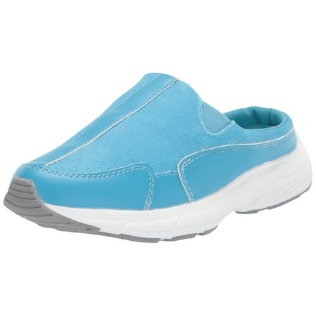 AmeriMark Women s Adult Myla Clog Casual Shoes Blue 9 Wide US Women