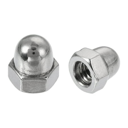 M4 Thread Dia Dome Head 304 Stainless Steel Cap Acorn Hex Nuts 20pcs