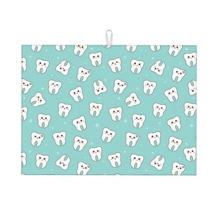 Jgfou Cartoon Teeth1 Print Dish Drying Mat Large Dish Drying Mats for Kitchen Counter Easy Clean Dish Mat Kitchen Drying Mat 18 x24
Jgfou Cartoon Teeth1 Print Dish Drying Mat Large Dish Drying Mats for Kitchen Counter Easy Clean Dish Mat Kitchen Drying Mat 18 x24