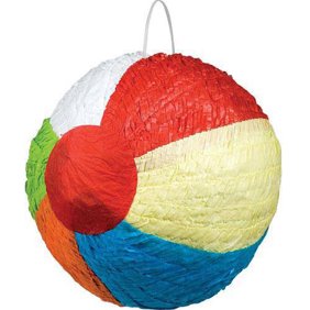 26 Hanging Swirl Beach Ball Decorations 3 Count Walmart Com