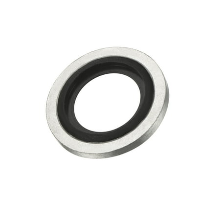 Uxcell G1/4 Carbon Steel Nitrile Rubber Bonded Sealing Washers 5 Pack